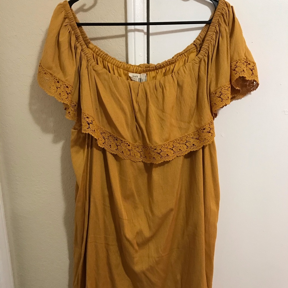 Off the shoulder dress